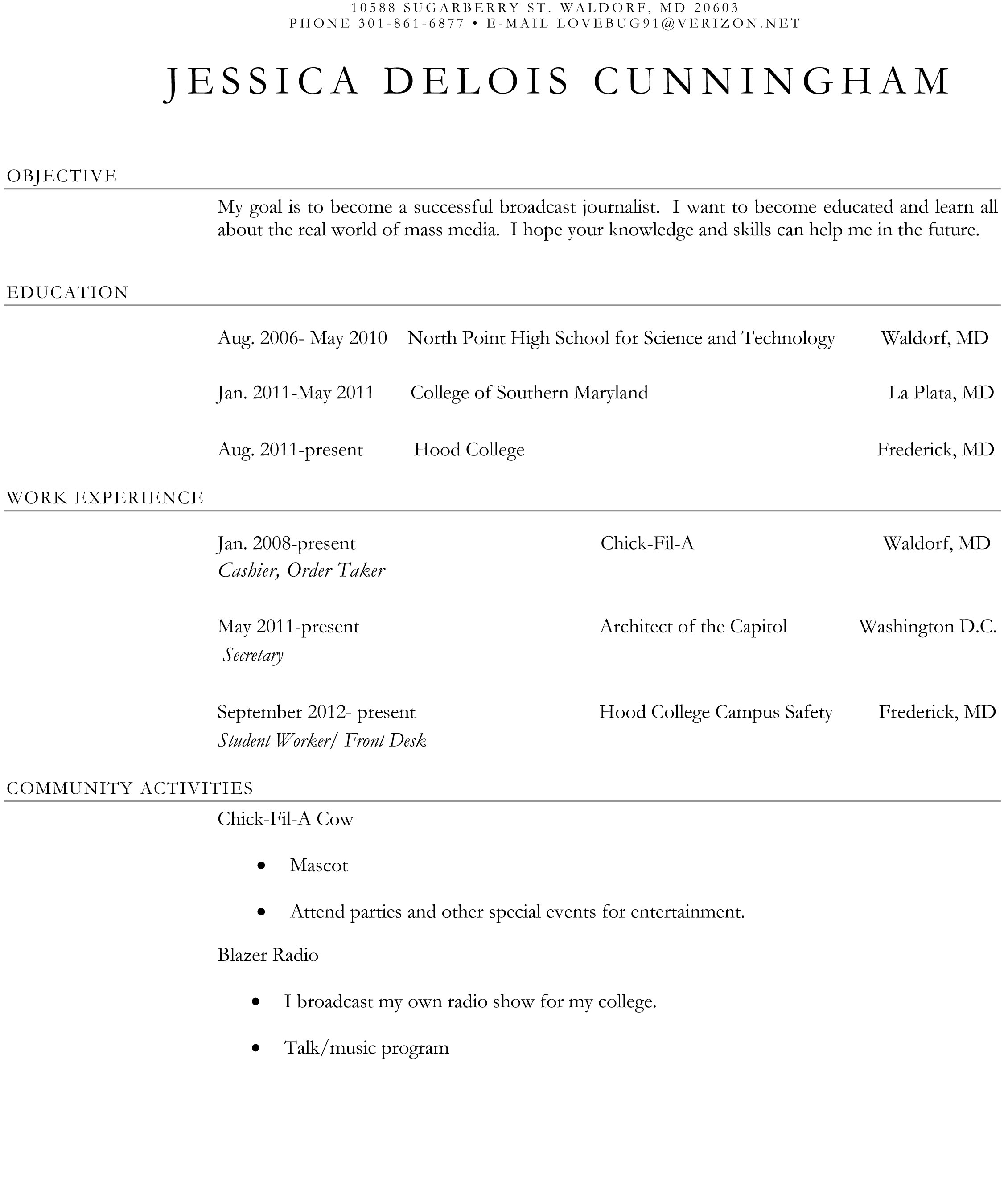 resume